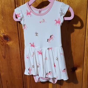 Kyte Baby Unicorn Skirted Romper 🦄